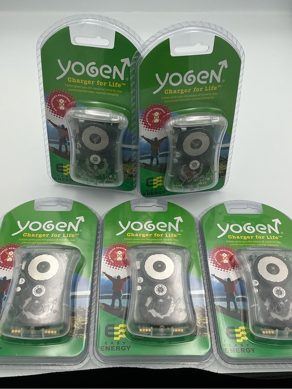 Yogen Charger for Life Portable Hand Crank Chargers - Black/Green